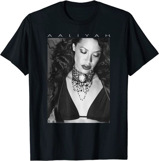 Aaliyah Photo with Logo T-Shirt