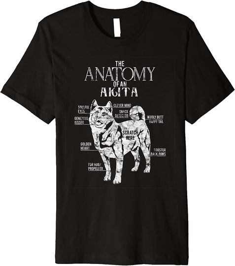 Akita Anatomy T-Shirt