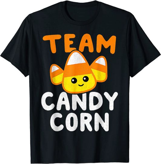 Halloween Team Candy Corn Funny Lazy T-Shirt
