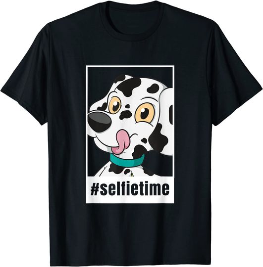 Dalmatian Selfie Animal Dog Lover T-Shirt