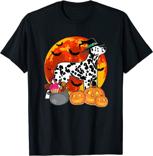 Halloween Dalmatian Dog Lover Dalmatian Owner T-Shirt