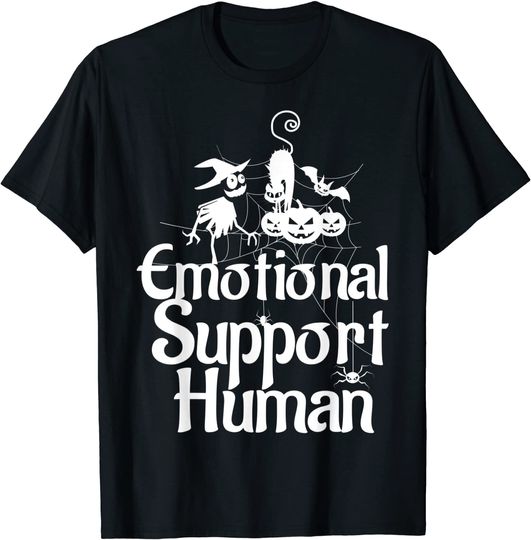 Emotional Support Human Funny Halloween Costume T-Shirt