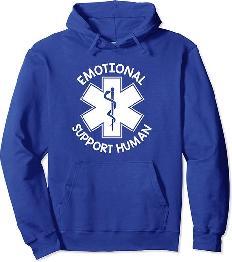 Emotional Support Human Pullover Hoodie