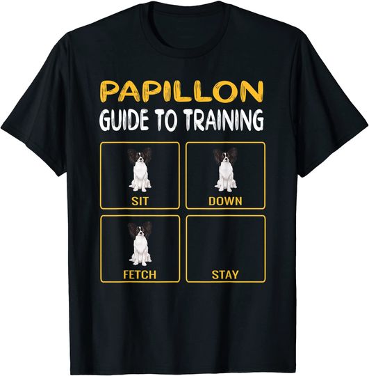 Papillon Guide To Training Dog Obedience Trainer T-Shirt