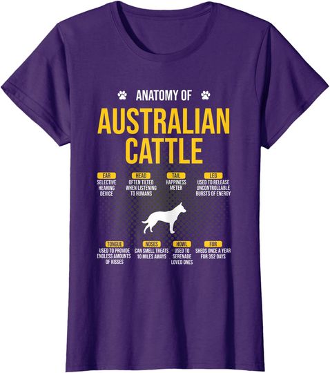Anatomy Of Australian Cattle Dog Hoodie