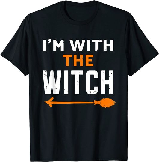 I'm With The Witch Halloween T Shirt