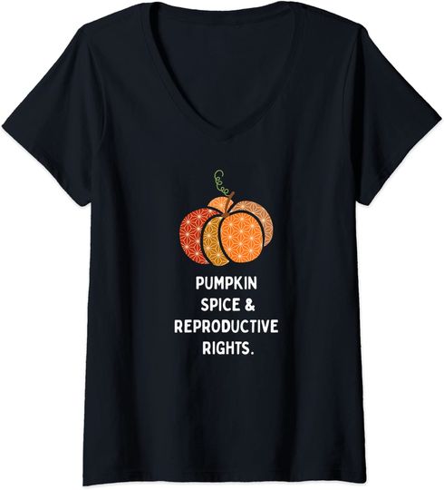 Pumpkin Spice Reproductive Rights T-Shirt