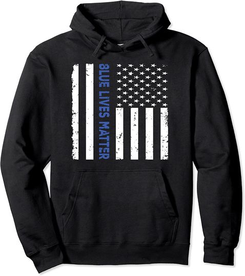 Line Family Blue Lives Matter Hoodie Hoodie