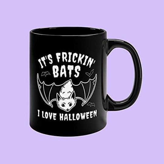It's Frickin Bats I Love Halloween Coffee Mug
