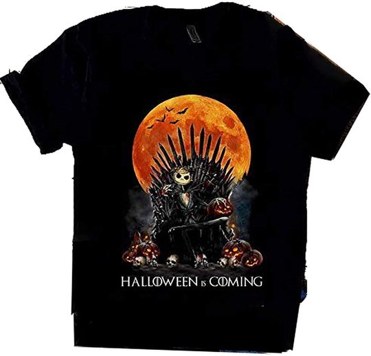 Halloween Is Coming Shirt Jack Skellington Skull Lovers T-Shirt