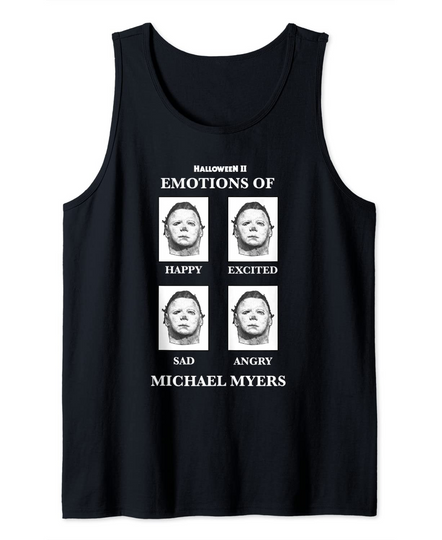Halloween Emotions Of Michael Myers Tank Top