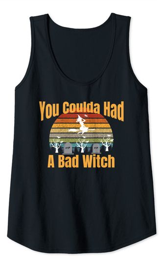 DIY Funny Halloween Costume You Coulda Had A Bad Witch Tank Top