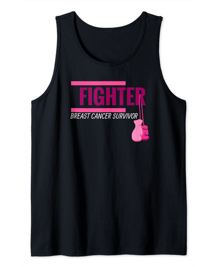 Breast Cancer Awareness Fighter Breast Cancer Survivor Tank Top
