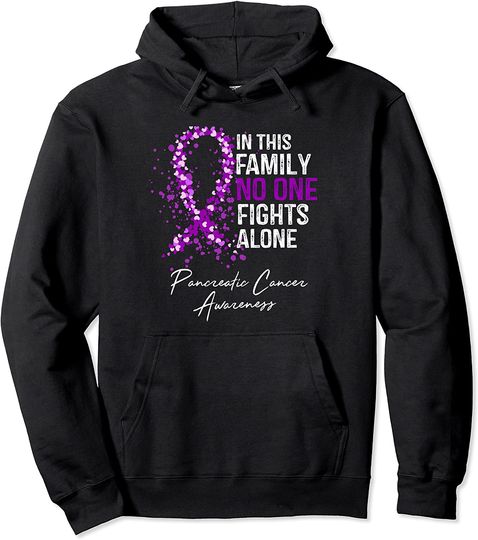 Pancreatic Cancer Awareness This Family No One Fights Alone Hoodie