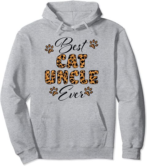 Cat Uncle Pet Owner Pullover Hoodie