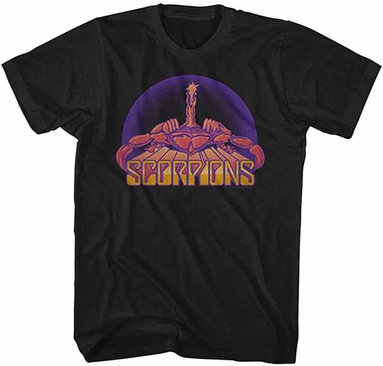 Scorpions German Rock Band Bright Scorpion Black Adult T-Shirt