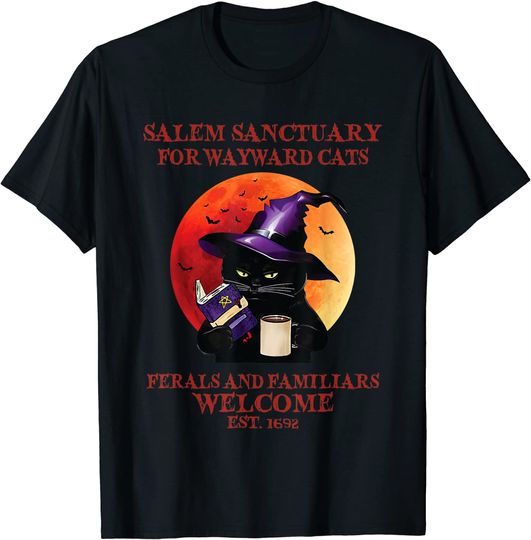 Salem Sanctuary Dor Wayward Cats Ferals And Familiars T-Shirt