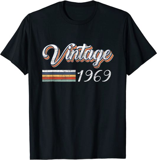 Vintage 1969 52 years old Funny 52nd Birthday T-Shirt