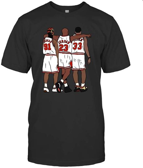 Match Jordan Dennis Rodman Basketball Adults T Shirt