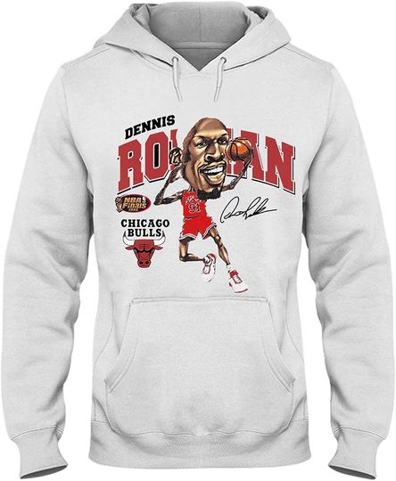  Dennis Rodman Bulls Signature Hoodie