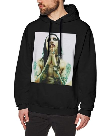 Marilyn Manson  Casual Long Sleeve Hoodie Pattern Pullover Fashion  Hoodie