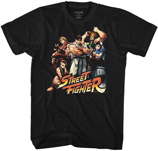 Street Fighter Video Martial Arts Arcade Game Cool Kids Adult T-Shirt Tee