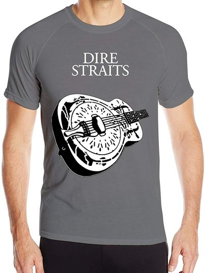 Dire Straits Quick-Dry Tee Top Sports Short Tshirt