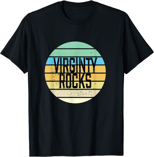 Virginity Crew Rocks Retro Vintage T-Shirt