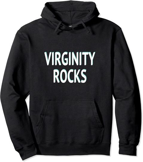 Virginity Mens & Womens Rocks Original Pullover Hoodie