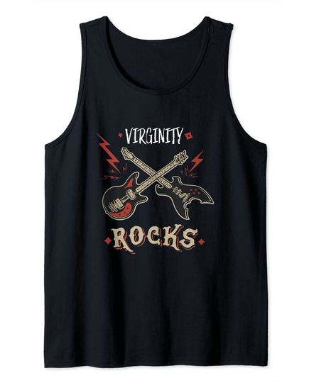 Virginity It Rocks Cool Tank Top