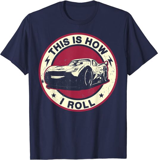 Disney Pixar McQueen This Is How I Roll Graphic T-Shirt