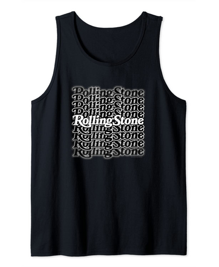Rolling Stone Layered Lettering Tank Top