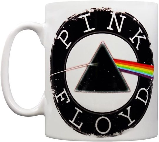 Pink Floyd Vintage Circle Logo Prism Coffee Mug Cup Boxed  Fan Gift