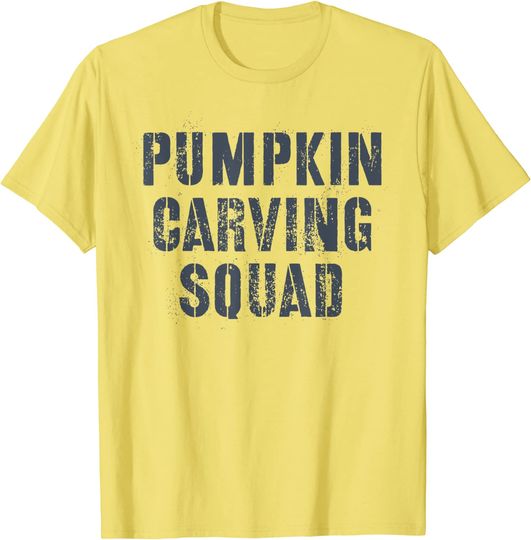 Pumpkin Carving Squad Halloween Carve Farmer Carver T-Shirt