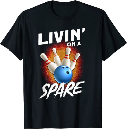 Livin On A Spare Bowling T-Shirt
