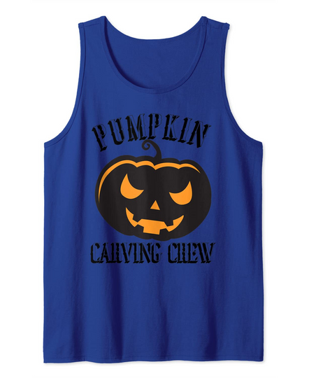 Pumpkin Carving Crew Halloween Carvers Gift Tank Top