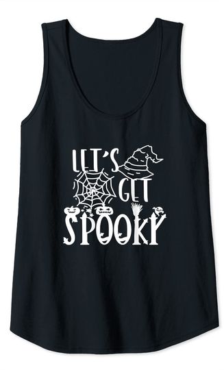 Let's Get Spooky Happy Halloween - Trick or Treat - Cute Tank Top