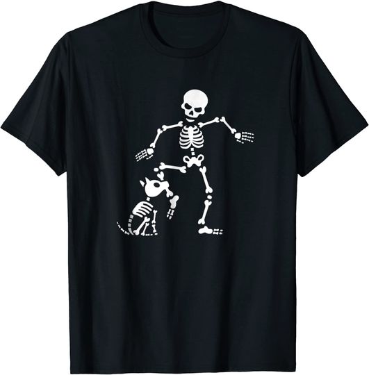 Dog Skeleton Halloween T-Shirt