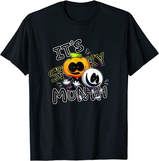 Spooky Month Retro Skid and Pump It's Spooky MonthT-Shirt T-Shirt