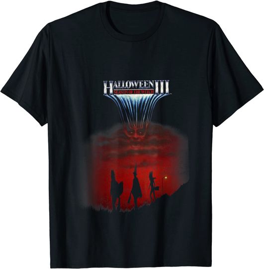 Season Of The Witch Halloween 3 Silhouette Poster T-Shirt