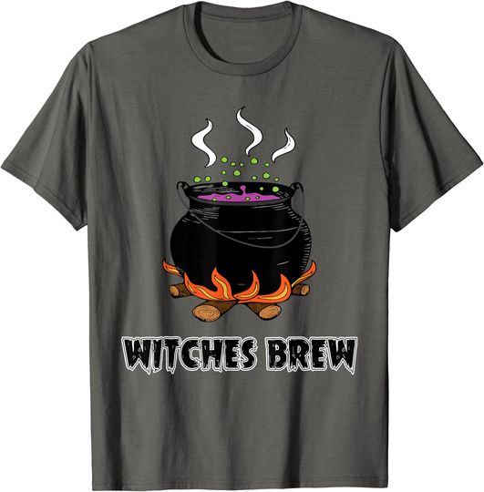 Funny Witches Brew Shirt Gift Halloween Cauldron Shirt