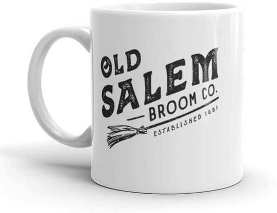 Salem Broom Company Funny Halloween Witch Mug