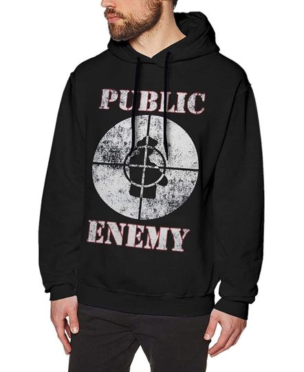 Public Enemy Long Sleeve Top No Pocket Hoodie