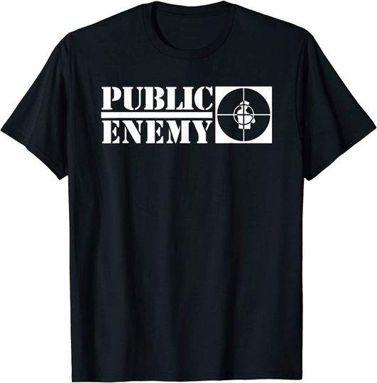 Public Enemy Long Logo T-Shirt