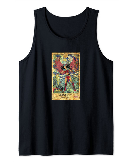 Tarot Card Valkyrie Mystic Psychic Justice Fortune Teller Tank Top