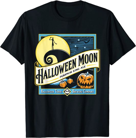 Funny Halloween Moon And Pumpkin King Ale T-Shirt