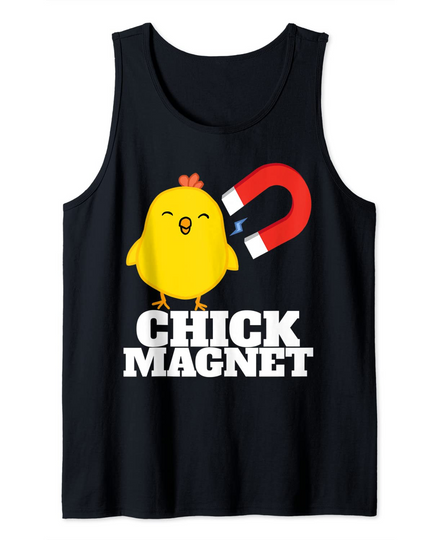 Chick Magnet funny Easter Chick with magnet Tank Top