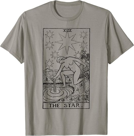 The Star Tarot Card XVII T-Shirt Vintage