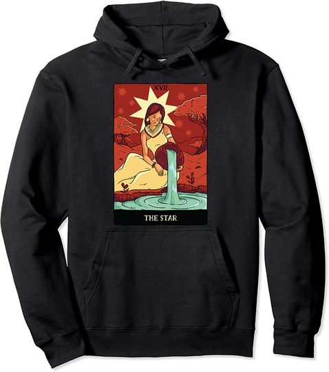 The Star Tarot Card Pullover Hoodie