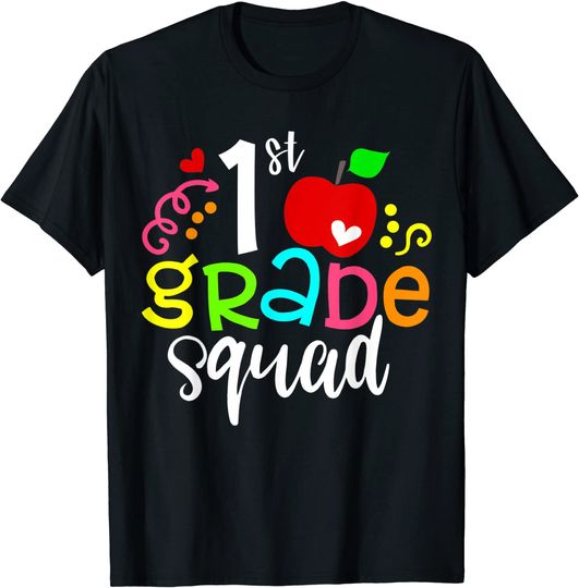 First Grade Squad Teacher T-shirt